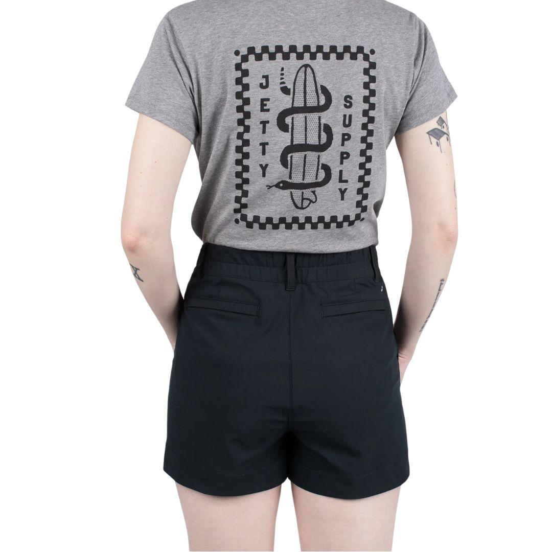 Jetty Crosby Versatility Short - BLACK